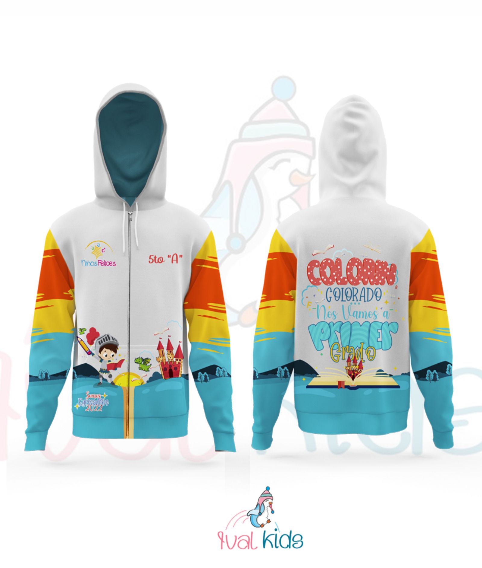 Trabajo de identidad visual de Ivalkids
