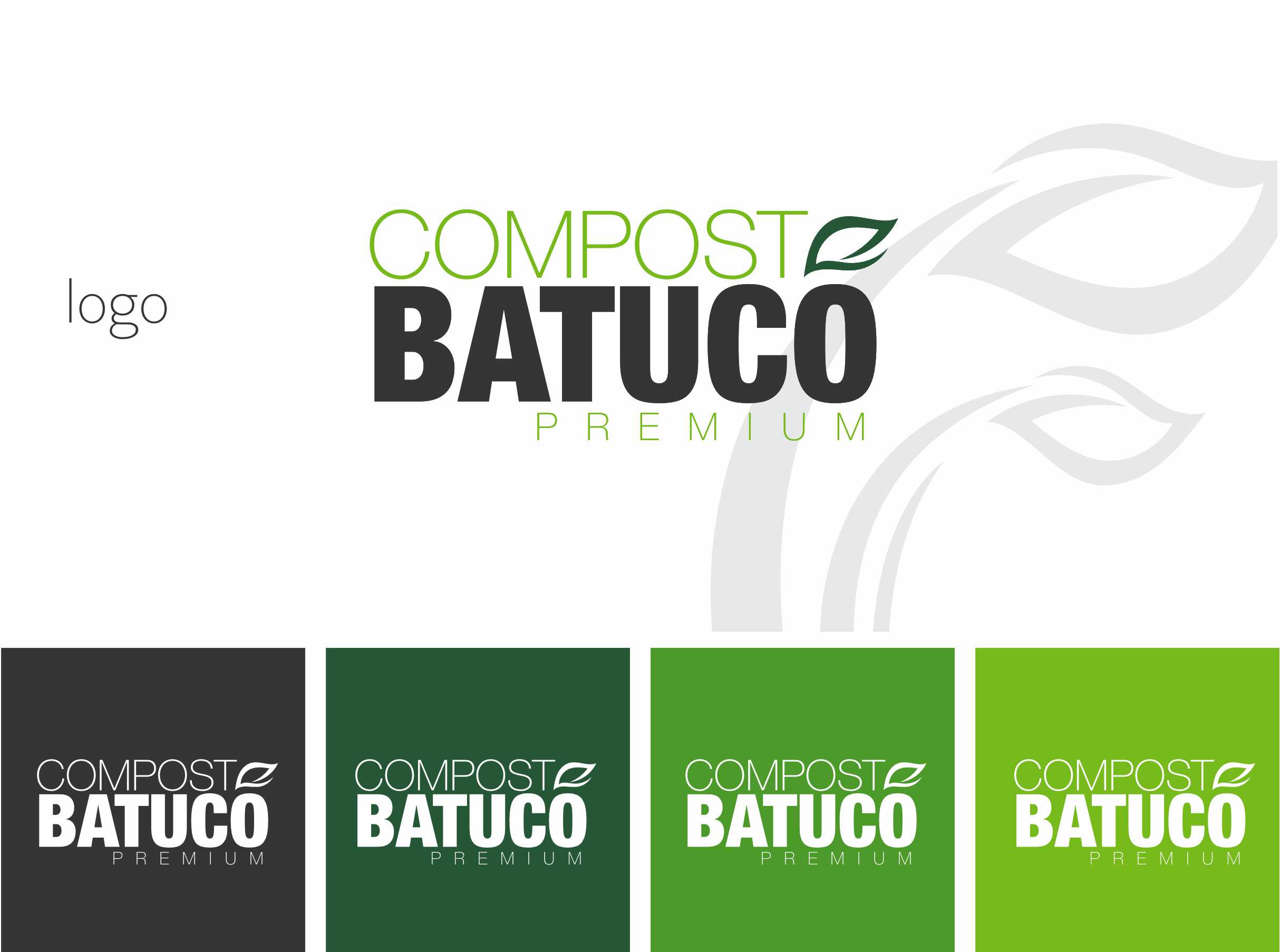 Trabajo de identidad visual de Compost Batuco